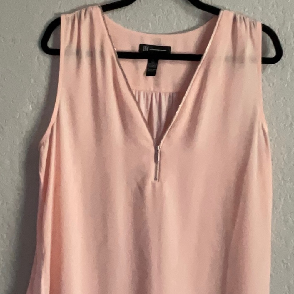 INC Sleeveless light pink top Size Large - Picture 3 of 5